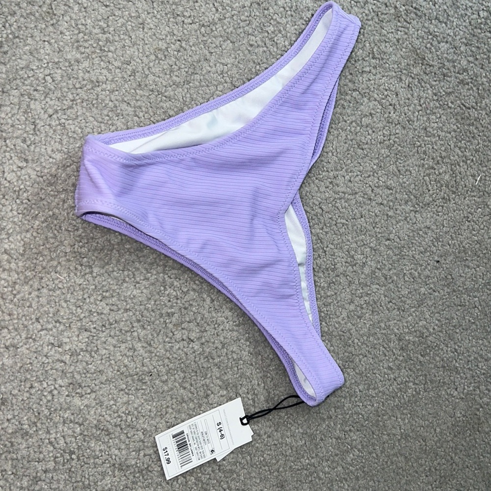 bathing suit bottoms, Size medium, purple, Brand: Shade and Shore